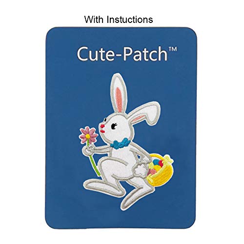 Cute-Patch 90-40 4 Inch Easter Bunny Rabbit Embroidered Iron On Patch Applique thumb #2