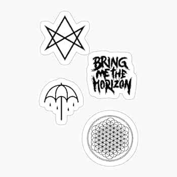 【新品未使用】Bring Me The Horizon デスメタルロゴ L Amazon.co.jp: Pierce Horizon メタルベール Emo Sleeping BMTH