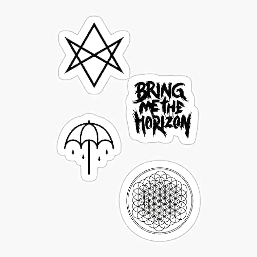Amazon.co.jp: Pierce Horizon メタルベール Emo Sleeping BMTH