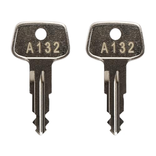 A132 SKS roof Rack Key,Yakima Replacement Key,Replacement Keys for Yakima SKS Ski,Roof Racks,Cargo Box,Carrier Racks and Crossbars with Code Series A132[2 pcs]