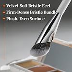 Concealer Brush, Angled Under Eye Makeup Small Foundation Precision Face Blending Brush (193 concealer brush) - Image 4