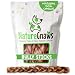 Nature Gnaws Braided Bully Sticks 11-12" (5 Pack) - 100% Natural Grass-Fed Free-Range Premium Beef Dog Chews