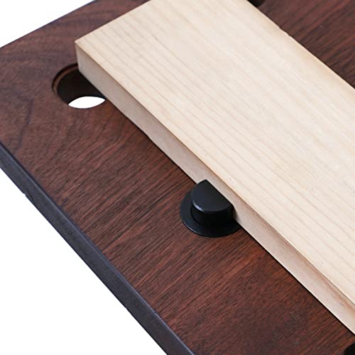 Ocultar mesa de escritorio deflector de aleación de aluminio placa deflector de mesa de carpintería bloque de límite de escritorio accesorio para carpintería (4 piezas)