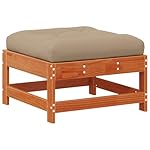 Garten-Lounge-Set Kiefernholz 10-teilig Wachsbraun