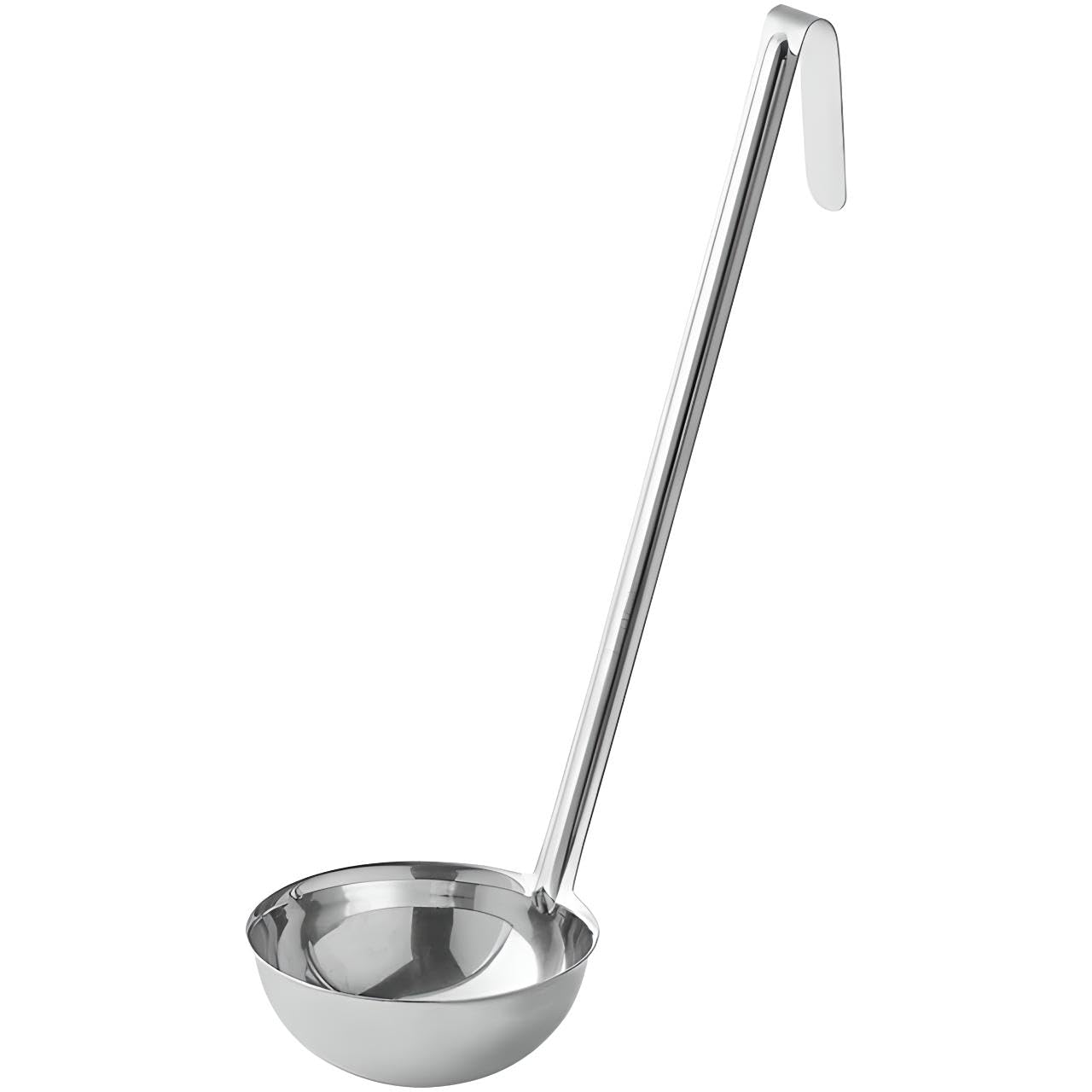 Pro Series Stainless Steel Culinary Ladle | 12-Ounce | One-Piece Dishwasher Safe Home, Restaurant, Buffet and Catering Serving Ladle for Sauces, Soup, Gravy, and Salad Dressing
