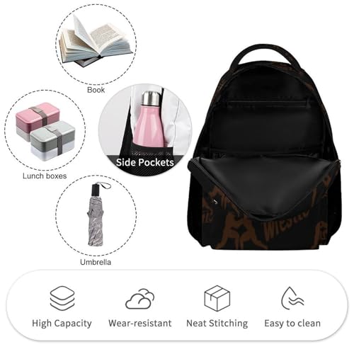 U.S. Wrestle Travel Backpack Casual Daypack Shoulder Bag with Adjustable Shoulder Straps3