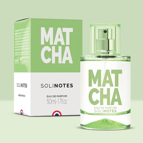 Image of Solinotes Matcha Eau de Parfum, Vanilla & Almond, Long-Lasting, 1.7 Fl Oz