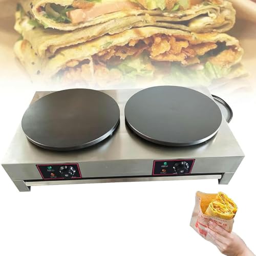 ERSINIAN Crêpière électrique, Plaque chauffante antiadhésive professionnelle de 40 cm, Puissance deâ€¦ – Vignette