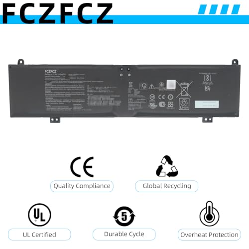 Image of C41N2013 Battery Replacement for Asus ROG Strix Scar 15 G533 / G15 G513 / G17 G713 / Zephyrus M16 GU603 / G15 GA503 / S17 GX703 / TUF Gaming F15 FX507 Series C41N2013-1 0B200-03880000 90Wh
