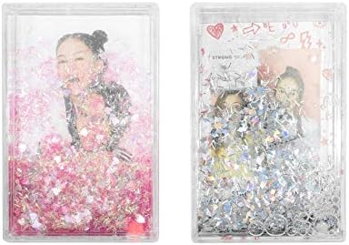 Lazuli Mini Glitter Snow Frame for Instax Fujifilm Two Double Film for Desk Desktop Photo Picture Shake - 2 Pack