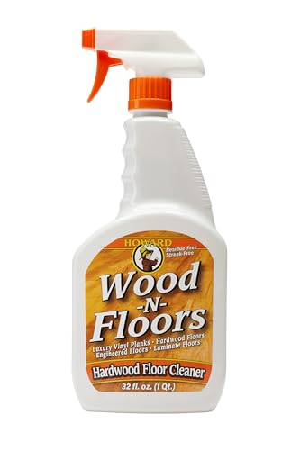 Image of HOWARD Products Wood-N-Floors Hardwood Floor Cleaner for Hardwood, Laminate, and Engineered Surfaces, Wood Floor Cleaner Spray for Luxury Vinyl Plank LVP
