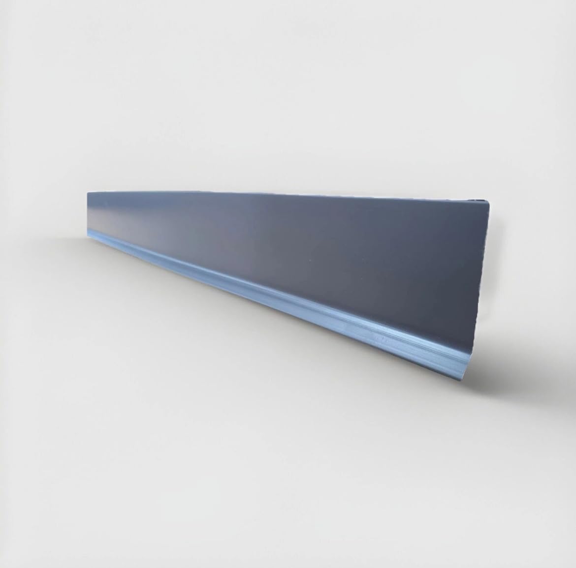 FLEXIBLE PVC SIT ON SKIRTING BOARD (DARK GREY, 10m)