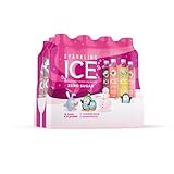 Sparkling ICE Black Cherry, Peach Nectarine, Coconut Pineapple, Pink Grapefruit - Variety Pack, 17...