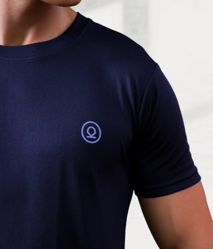 Image of CHKOKKO Gym T Shirts for Men Workout Activewear Solid Quick Dry Sports Tshirt for man Breathable Lightweight Half Sleeve Regular Fit Round Neck Running Boys T Shirt