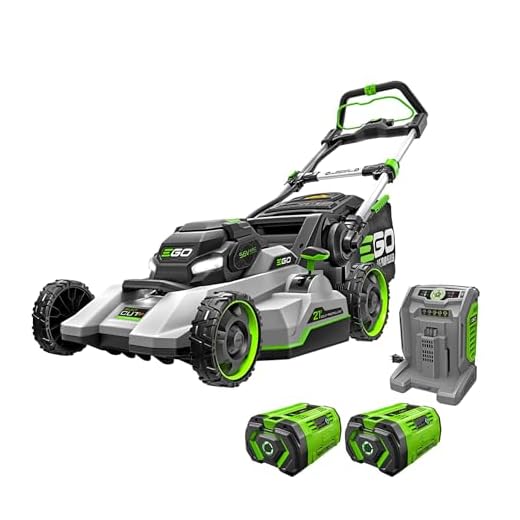 EGO LM2156SP-2 21" Select Cut Self Propelled Lawn Mower with (2) 10Ah Batteries and 700W Turbo Charger