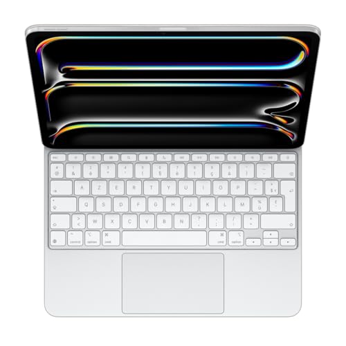 Apple Magic Keyboard (para iPad Pro 12,9-Pulgadas 3-6 Gen) (QWERTY German) Blanco ​​​​​​​(Reacondicionado)