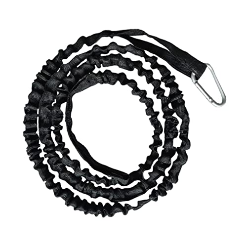 KICHOUSE Fishing Paddle Rope Leashes 4pcs Elastic Cords for Kayak Canoe and Rod Tie-Down