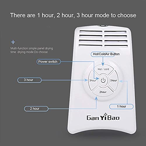Aunmas Electric Clothes Drying Hanger, Portable Foldable Dryer Rack, Lightweight Us Plug 110-240V For Home Traveling, White #TOP1