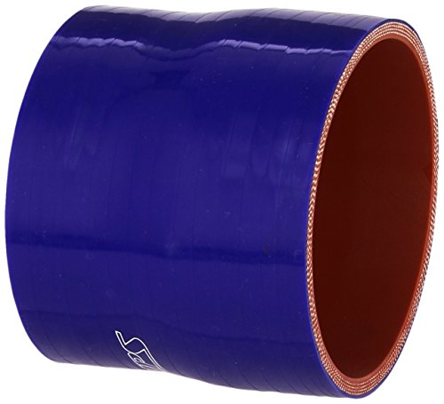 Image of HPS HTSR-325-350-BLUE Silicone High Temperature 4-ply Reinforced Reducer Coupler Hose, 40 PSI Maximum Pressure, 3 inch Length, 3-1 /4 inch > 3-1 /2 inch ID, Blue
