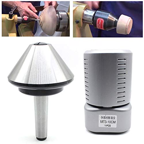 Tfcfl HJ-LIVECENTER 4 Inch (100Mm) Mt3 Bull Nose Live Center Morse Taper 3 Bull 75 Degree thumb #5