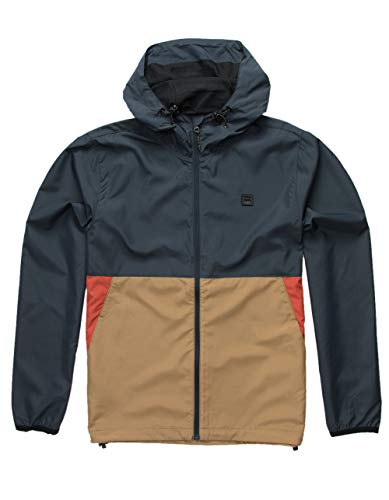 Billabong Men's Transport Windbreaker Jacket Blue X-Large