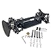 FullfunRC 1/10 Scale 4X4 On-Road Rolling Chassis Frame Kit - Hobby Grade RC Car Chassis for Adults, DIY Customizable RC Car Frame (Electric Parts Not Included)