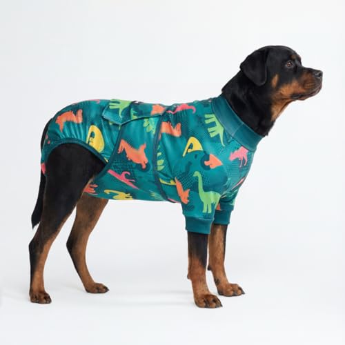 Image of Spark Paws Dog Recovery Suit - Surgical Onesie After Surgery, Male & Female | Full-Body & Belly Coverage Post Spay, Neuter or Abdominal Surgery - a Soft Cone Alternative. Breathable; Fits All Breeds