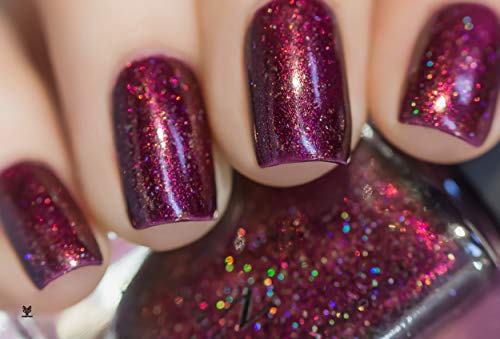 Image of ILNP Royalty - Deep Claret Holographic Nail Polish