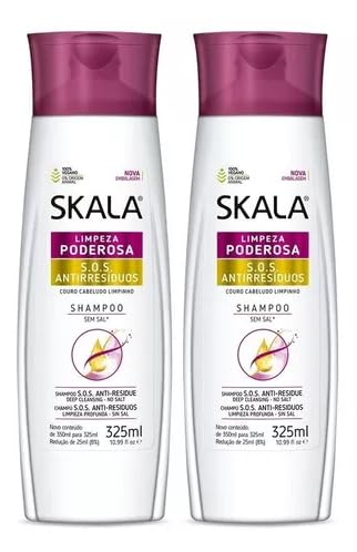 Shampoo Skala Antirresíduos Limpeza Profunda (kit com 02 Unidades)