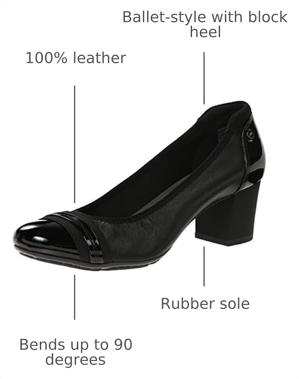 Anne Klein Sport Guardian Black Leather 7.5 M by Anne Klein - Used condition - Image 2