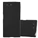Produktbild Cadorabo Hülle für Sony Xperia X Compact - Hülle in Frost SCHWARZ  Handyhülle aus TPU Silikon im matten Frosted Design - Silikonhülle Schutzhülle Ultra Slim Soft Back Cover Case Bumper