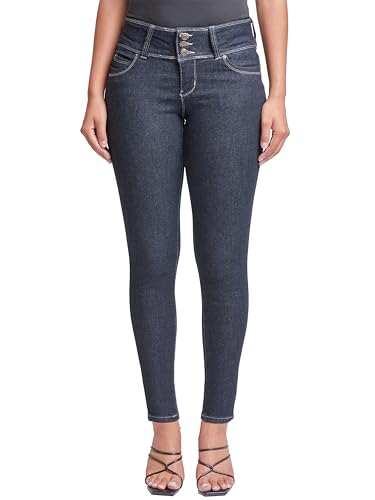 YMI Women’s Sustainable Wannabettabutt Skinny Jeans