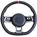 Customized Leather Car Steering Wheel Cover For VW Golf R MK7 Golf 7 GTI Polo GTI Scirocco Car Accessories(Style B)