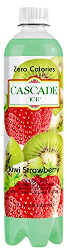 Cascade Ice Zero Cal Sparkling Water, Kiwi Strawberry, 17.2 Fluid Ounce (Pack of 12)