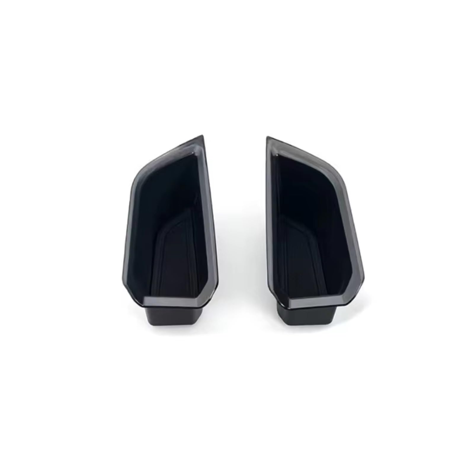 Sztmyvuw One Color Interior Storage Box Compatible With Q4 For E-Tron 2019-2025 2Pcs Front Door Armrest Container Door Storage Box Handle Case Accessories