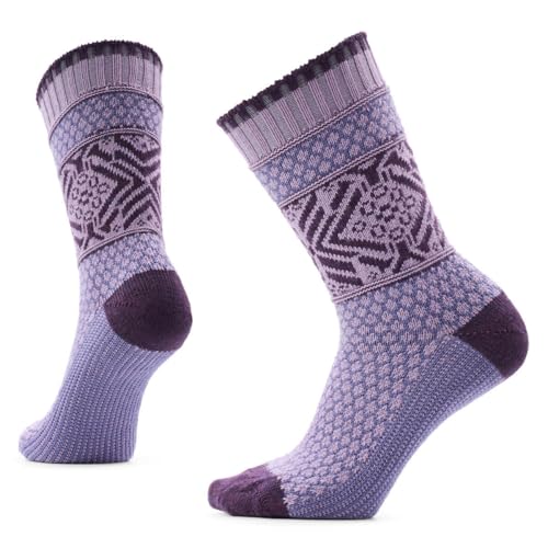 Image of Smartwool Women's Everyday Popcorn Snowflake Pattern Crew