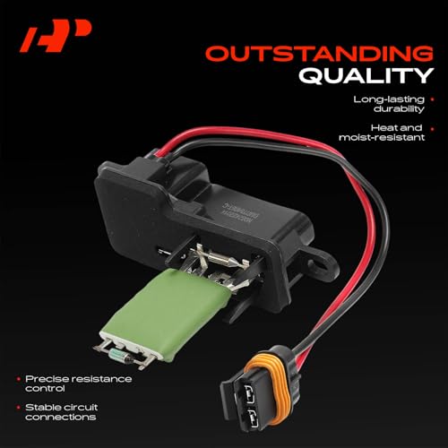 Image of A-Premium Front HVAC Blower Motor Resistor Compatible with Chevrolet & GMC | for Astro 1996-2005, Safari 1996-2005