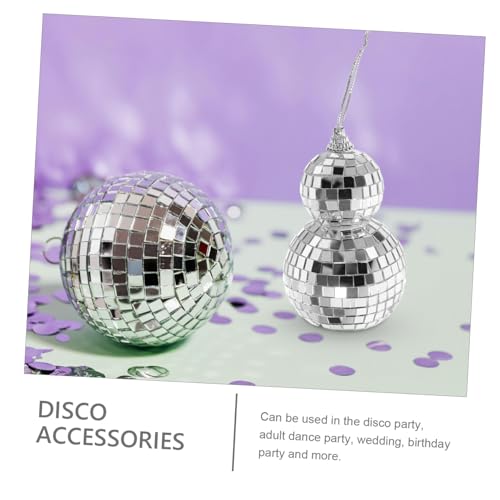 Bola espejada decorativa para colgar, disco ball reflectante para eventos miniatura 6