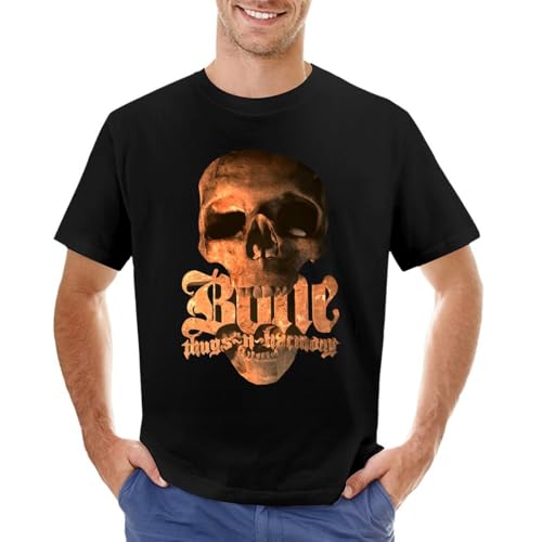 Men's T-Shirt Crewneck Bone Thugs Rock-N-Musi Harmony Band Short-Sleeve Shirt, Breathable Cotton Tee Tops Shirt for Man,Fitness Custom Activewear Tops L