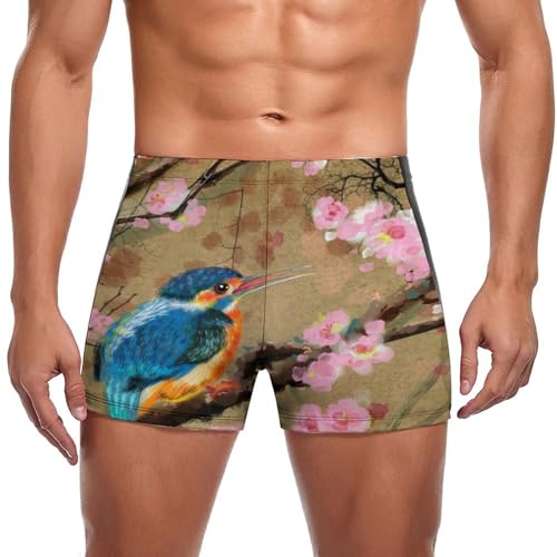Short de bain homme aux finitions soignées motif oiseaux