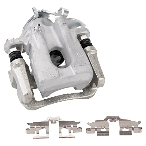 Image of TRQ Rear Left Brake Caliper w /Bracket Drivers Side