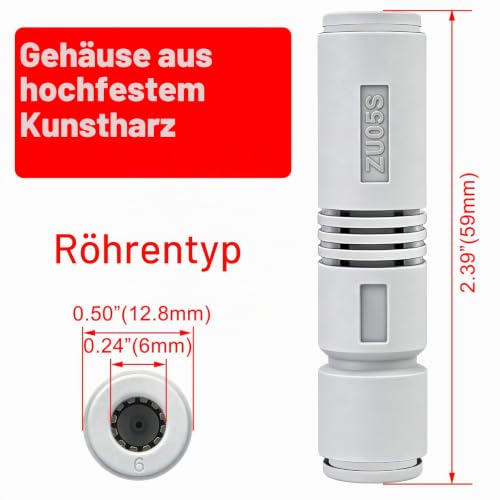 Heschen Pneumatischer Auswerfer ZU05S 6mm Push In One Touch Tube Typ (1)