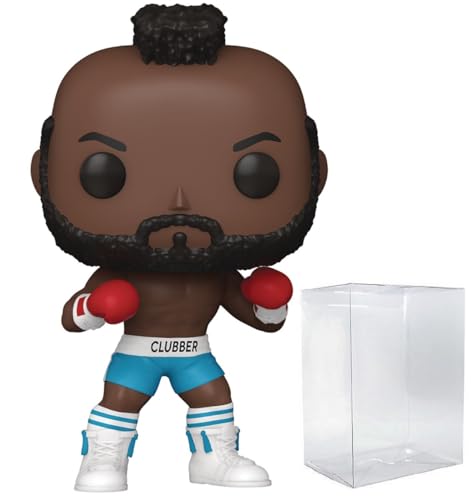POP Movies: Rocky - Clubber Lang​ Funko Vinyl Figure (Bundled with Compatible Box Protector Case), Multicolored, 3.75 inches