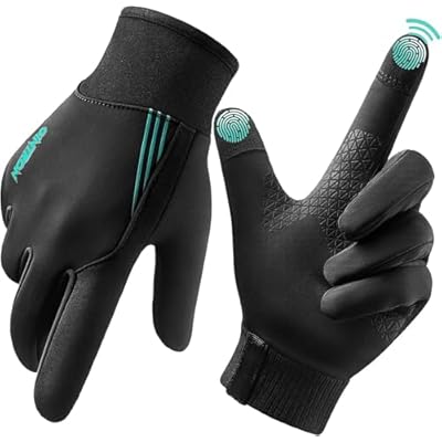 GINTRON Winter Gloves for Men Women, Waterproof...