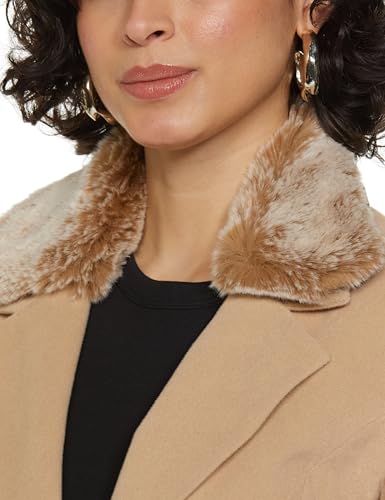 Image of Qube By Fort Collins Women's Knitted Hip Length Tweed Blazer - Stylish, Versatile, And Elegant For Office Or Casual Wear