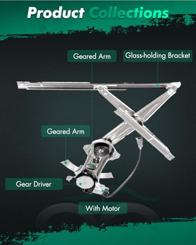 Image of SCITOO Power Window Regulator with Motor for Ford for Mustang