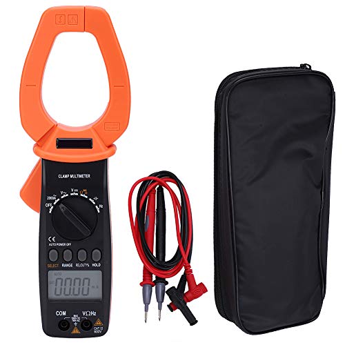 Medidor de pinza digital portátil VC6052 Amperímetro Multímetro 2000A CA con pantalla LCD miniatura 6