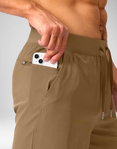 Image of Soothfeel Men's Running Shorts with Zipper Pockets 9 inch / 7 inch / 5 inch Quick Dry Eight Basketball Gym Workout Athletic Shorts