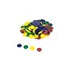 ETA hand2mind Solid Colorful Plastic Counting Chips (Set of 200)