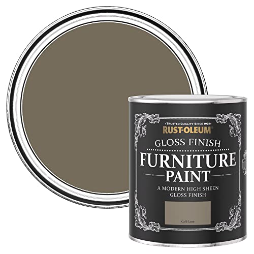Rust-Oleum Light Brown Furniture & Skirting Board Paint in Gloss Finish - Café Luxe 750ml